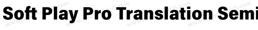 Soft Play Pro Translation Semi Cond字体转换